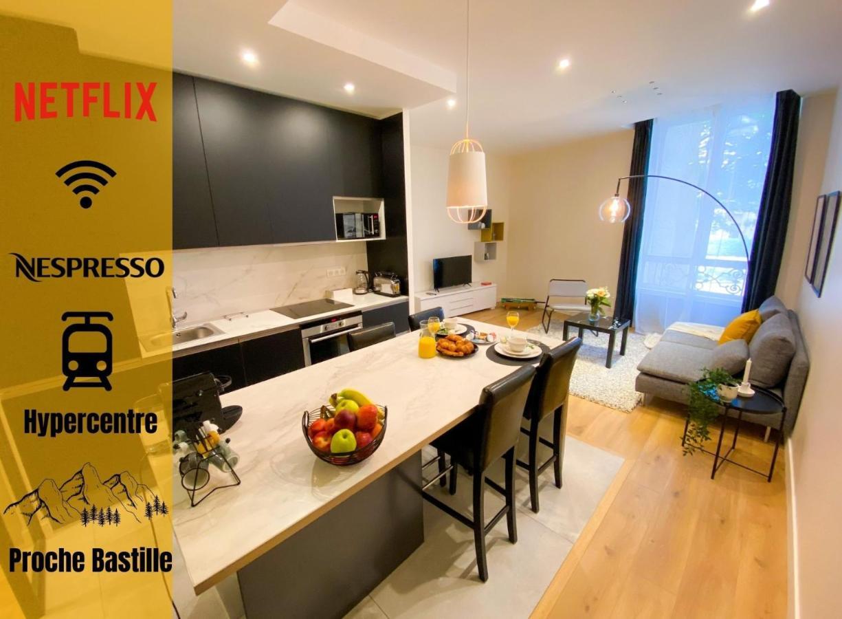 Le Huppe, Hypercentre, Proche Bastille, Wifi Illimite & Netflix Grenoble Exteriör bild
